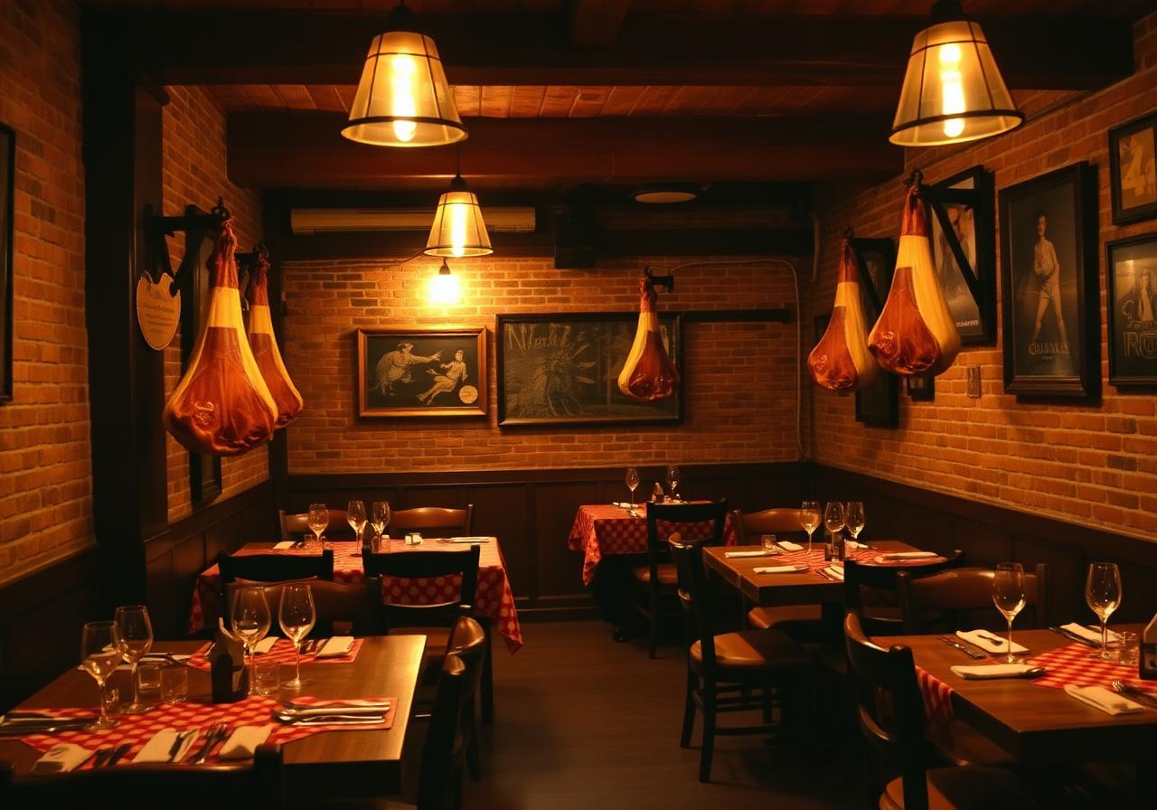 Interno accogliente del ristorante